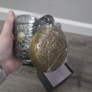 Womens Wide Disc Belt NEW